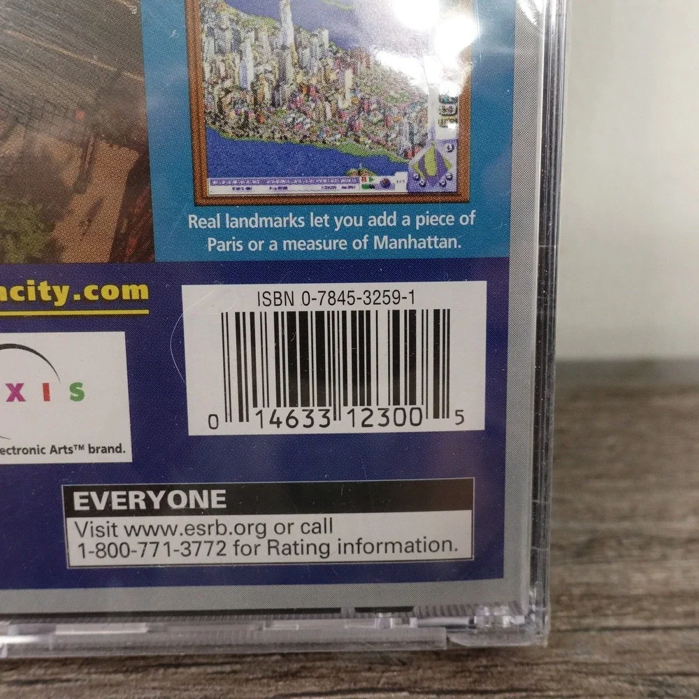 Electronic Arts SimCity 3000 PC Game OS N/A Silver New Sealed Vintage Maxis